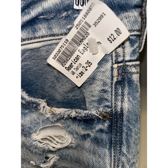 Light Blue Stonewash Ripped Jeans Size 2 New With Tags - Picture 3 of 3